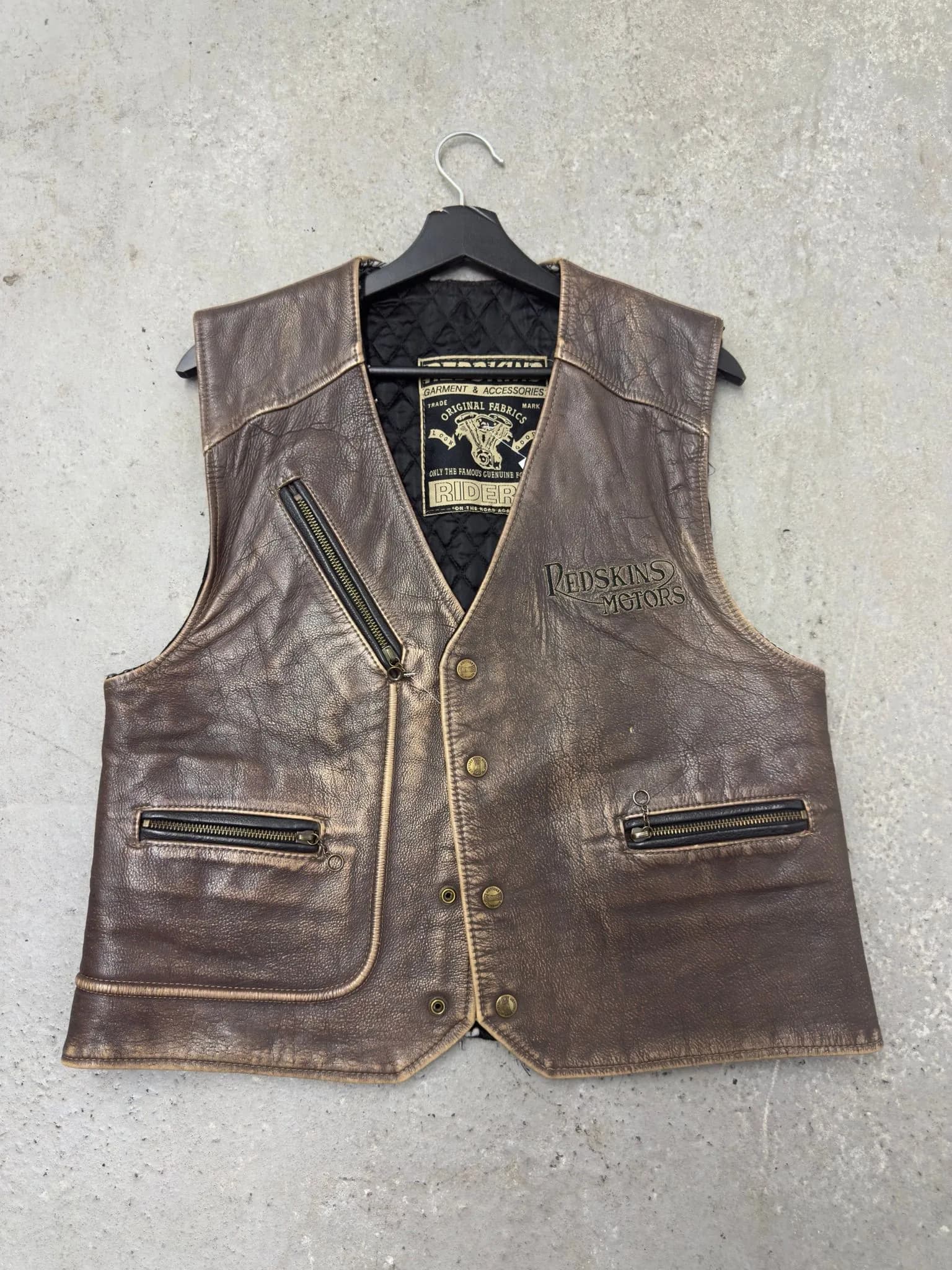 Lederjacke Redskins