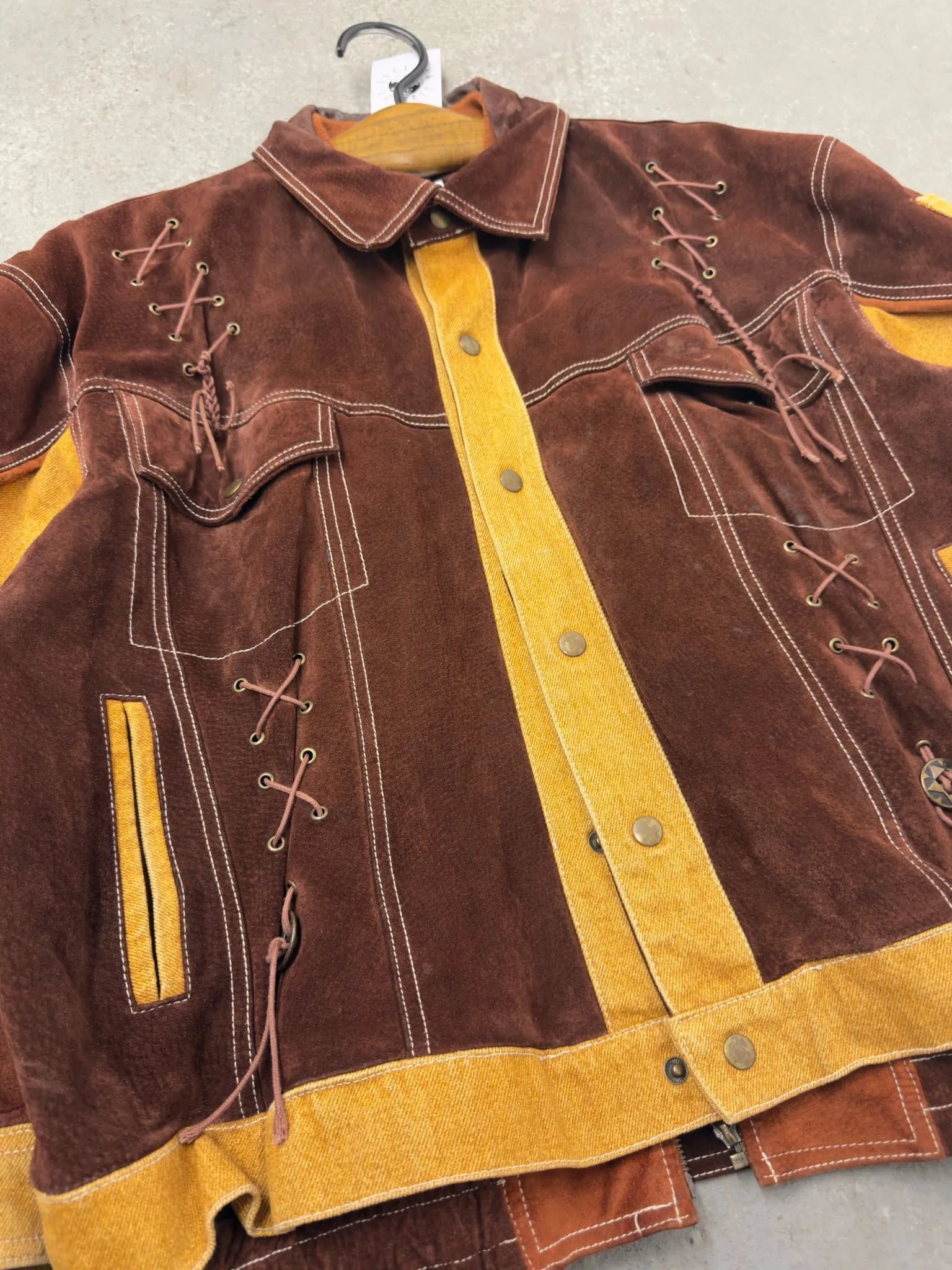 early 90s Western Lederjacke